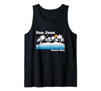 San Juan Porto Rico Vintage années 80 Tropical Vacation Sunset Débardeur