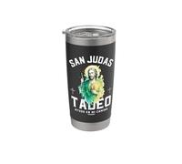 San Judas Tadeo - Dévocion d'art de Saint Jude Gobelet isotherme en acier inoxydable double paroi