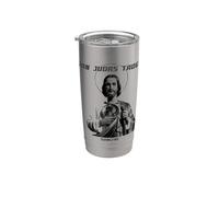 San Judas Tadeo - Dévocion d'art de Saint Jude Gobelet isotherme en acier inoxydable double paroi