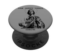 San Judas Tadeo - Dévocion d'art de Saint Jude PopSockets PopGrip Adhésif