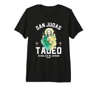 San Judas Tadeo - Dévocion d'art de Saint Jude T-Shirt Haut de Gamme