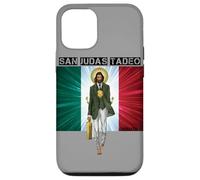 San Judas Tadeo Drapeau Mexicain de Saint Jude Art Devocion Coque pour iPhone 12/12 Pro