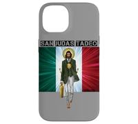 San Judas Tadeo Drapeau Mexicain de Saint Jude Art Devocion Coque pour iPhone 14