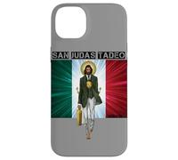 San Judas Tadeo Drapeau Mexicain de Saint Jude Art Devocion Coque pour iPhone 14 Plus