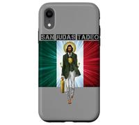 San Judas Tadeo Drapeau Mexicain de Saint Jude Art Devocion Coque pour iPhone XR