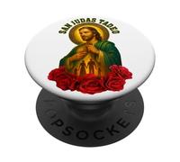 San Judas Tadeo, Mexican Faith, Santo Patrón De Lo Imposible PopSockets PopGrip Adhésif
