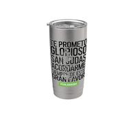 San Judas Tadeo - Oracion St. Jude Gobelet isotherme en acier inoxydable double paroi