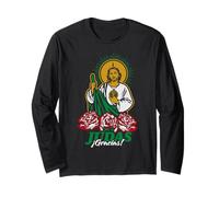 San Judas Tadeo Rose Flower Manche Longue