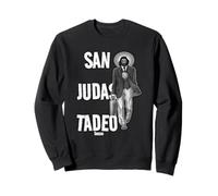 San Judas Tadeo - Saint Jude Negocio Noir et Blanc Sweatshirt