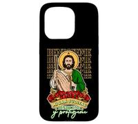 San Judas Tadeo Saint Jude Thaddeus Gracias por mis Milagros Coque pour iPhone 15 Pro