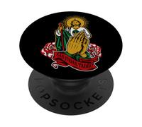 San Juditas Tadeo Mi fe ES más Fuerte Con San Judas Tadeo PopSockets PopGrip Adhésif