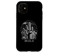 San Luis, AZ, USA Scène de désert de cactus Coque pour iPhone 11