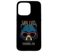San Luis Colorado USA Ours Portant des Lunettes de Soleil Coque pour iPhone 15 Pro Max