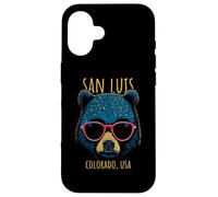 San Luis Colorado USA Ours Portant des Lunettes de Soleil Coque pour iPhone 16