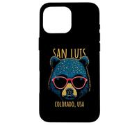 San Luis Colorado USA Ours Portant des Lunettes de Soleil Coque pour iPhone 16 Pro Max