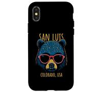 San Luis Colorado USA Ours Portant des Lunettes de Soleil Coque pour iPhone X/XS