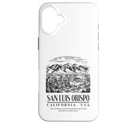 San Luis Obispo : Un mélange de beauté Naturelle et de Charme Urbain Coque pour iPhone 16 Plus