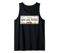 San Luis Potosí License Plate Aesthetic Mexicans Souvenir Débardeur