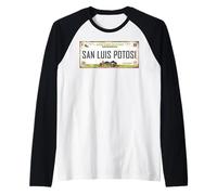 San Luis Potosí License Plate Aesthetic Mexicans Souvenir Manche Raglan