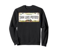San Luis Potosí License Plate Aesthetic Mexicans Souvenir Sweatshirt