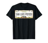 San Luis Potosí License Plate Aesthetic Mexicans Souvenir T-Shirt