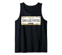 San Luis Potosí Mexico License Plate Travel Vacation Beach Débardeur