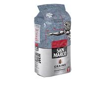 SAN MARCO Café en Grains Pur Arabica Premium Intensité 7 Maxi Format 1 kg pour Machines Espresso à Broyeur Intégré