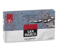 SAN MARCO Café Moulu 100% Arabica Intensité 7 - Format Familial 3 Paquets de 250g (750g Total) - Emballage Pratique en Wrap - Lot de 2