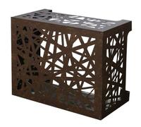 San Marco Housse Climatiseur Extérieur Aluminium Glam Corten Rouille Résistant Recyclable Facile à Installer Fabriqué en Italie
