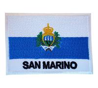 San Marino Drapeau Patch fer à repasser sur coudre brodé badge brodée Applique Italie