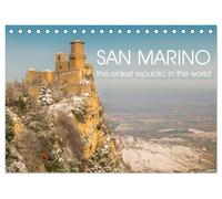 San Marino The oldest Republic in the world (Desk Calendar 2026 DIN A5 landscape), CALVENDO 12 Month DeskCalendar: Views of this country's most iconic image, Mount Titan