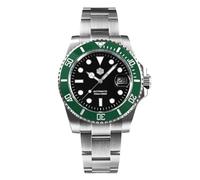 San Martin Montre pour homme SN0017G-E, 40 mm 20 Bars Montre de plongée automatique mécanique de luxe étanche Montre-bracelet, Classique
