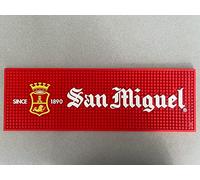 San Miguel Chemin de bar et verres à bière