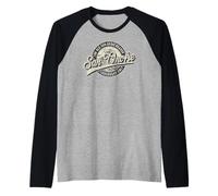 San Onofre Longboard Surf Rétro California Wave Design Manche Raglan