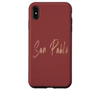 San Pablo California - Design Vintage et élégant Coque pour iPhone XS Max
