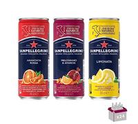 San Pellegrino - Arancia rossa - Arancia e Melograno - Limonata (24x33cl)