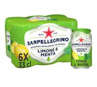 San Pellegrino Aromatise Limone/Menta Eau Minérale 6 x 33 cl
