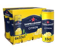 SAN PELLEGRINO Boisson pétillante au citron - 6 x 33 cl
