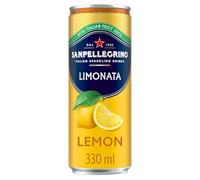 SAN PELLEGRINO LEMON SPARKLING CAN PK24