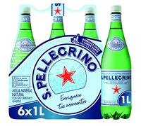 San Pellegrino - Lot de 6 bouteilles d’au pétillante, 1 L