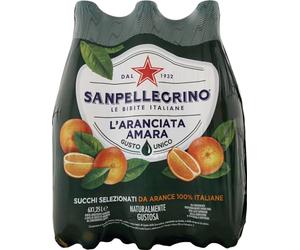 San Pellegrino PET Flasche Dose 1.25L Aranciata Amara Limonade Bitteroange