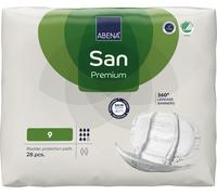 San Premium 9 Lot De 28 Serviettes D'incontinence Pour Homme Et Femme,Respirantes Et Confortables,Absorption Rapide,Discrètes Et Efficaces Pour Incontinence-Premium 9,Absorption De 2400 Ml.[W271]
