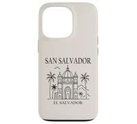 San Salvador El Salvador City Skyline Travel Souvenir Coque pour iPhone 13 Pro