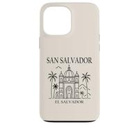 San Salvador El Salvador City Skyline Travel Souvenir Coque pour iPhone 13 Pro Max