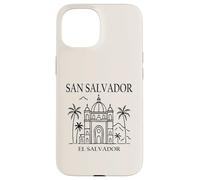 San Salvador El Salvador City Skyline Travel Souvenir Coque pour iPhone 15