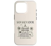 San Salvador El Salvador City Skyline Travel Souvenir Coque pour iPhone 16 Pro