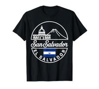 San Salvador El Salvador Souvenir de Voyage rétro T-Shirt