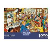 San Sebastián Pintxos Bar Puzzle en Bois Imperméable Puzzles De 1000 Pièces pour Adultes Cadeaux Amusant Jeux Éducatifs