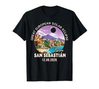 San Sebastián, Spain Great European Solar Eclipse 2026 T-Shirt