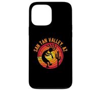 San Tan Valley Arizona Dancing Kokopelli Design Vieilli Coque pour iPhone 13 Pro Max
